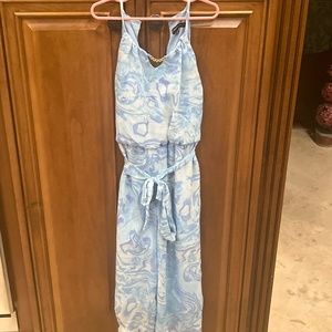 Girls printed pantsuit with tie